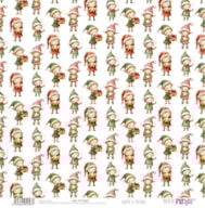 PAPEL SCRAP 30.5X31.8CM SANTA & FRIENDS PFY-15393