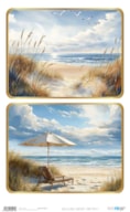 RICE PAPER 54X33CM LANDSCAPE SUNNY BEACH V  PFY-15271