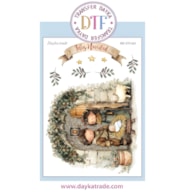 TRANSFER DTF-060P 14.28X19CM NATIVITY FAMILY