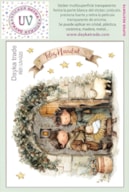 STICKER MULTISUPERFICIE TRANSP. UV-025 11.4X14.3CM NATIVITY