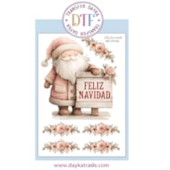 TRANSFER DTF-055G 20X28.5CM SANTA CLAUS