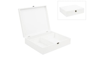 CAJA P/ BAUTIZO LACADA 34.5X30X9CM BLANCO