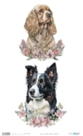 RICE PAPER 54X33CM DOGS  PFY-15565