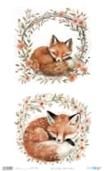 RICE PAPER 54X33CM FLORA E FAUNA III PFY-15562