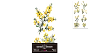 DECOR TRANSFERS 15X30CM YELLOW FLOWERS PFY-15714