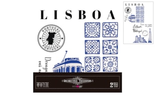 DECOR TRANSFERS 30X30CM LISBOA I PFY-15502