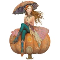 TRANSFER DTF FABRIC 25X30CM PUMPKIN GIRL 2 ARTIS DECOR