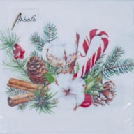 SET 20 NAPKIN 33X33CM CHRISTMAS