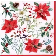 SET 20 NAPKIN 33x33CM CHRISTMAS 312305