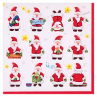 SET 20 NAPKIN 33x33CM CHRISTMAS 303606