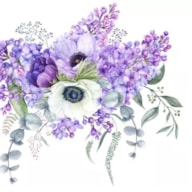 SET 20 NAPKIN 33x33CM FLOWERS 389166