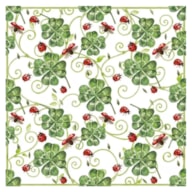 SET 20 NAPKIN 33x33CM CLOVERS 371615