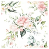 SET 20 NAPKIN 33x33CM ROSES 378537