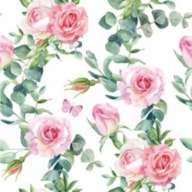 SET 20 NAPKIN 33x33CM ROSES 344067