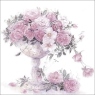 SET 20 NAPKIN 33X33CM FLORAL VINTAGE