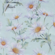 SET 20 NAPKIN 33X33CM BEAUTIFUL DAISIES GREEN
