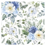 SET 20 NAPKIN 33X33CM WINTER FLORALS