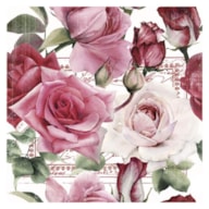 EMB. 20 GUARDANAPOS 33X33CM ROSAS