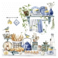 SET 20 NAPKIN 33X33CM PETIT DEJEUNER