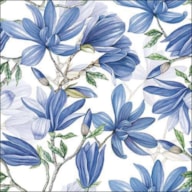 EMB. 20 GUARDANAPOS 33X33CM MAGNOLIA ACUMINATA WHITE