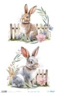 PAPEL ARROZ 54X33CM COELHOS PFY-15559