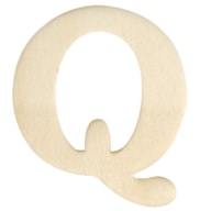 LETRA Q MADEIRA 4CM  RAYHER