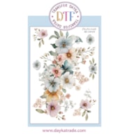 TRANSFER DTF-079G 20X28.5CM FLOWERS