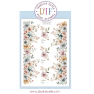 TRANSFER DTF-080P 14.28X19CM FLOWERS