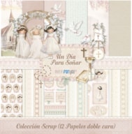BLOCO 12 PAPEIS SCRAP 30x30cm DIA PARA SONHAR PFY-15965