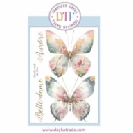 TRANSFER DTF-111G 20X28.5CM  BORBOLETAS