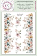 STICKER MULTISUPERFICIE TRANSP. UV-063 14.28X19CM FLORES