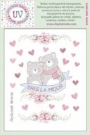 STICKER MULTISUPERFICIE TRANSP. UV-109 11.4X14.3CM URSITOS