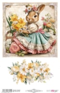 THERMO TRANSFERS 20X30CM RABBITS & GARDEN I PFY-16174