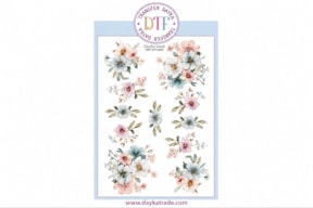 TRANSFER DTF-082G 20X28.5CM FLORES PEQUENAS