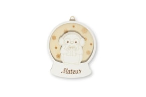 BOLA PINGUIM C/ NOME PERSONALIZAVEL 9.7X12.3X.03CM MDF BRANO