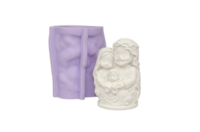 MOLDE SILICONE SAGRADA FAMILIA INFANTIL 6.5x5x8.5CM MLD313