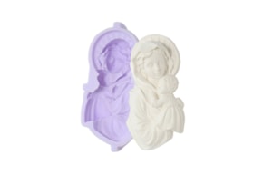 MOLDE SILICONE MAE COM MENINO 13.5X8X4CM MLD321