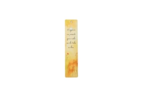 SET 4 MARCADORES FLORES 4X18X0.3CM MDF BRANCO