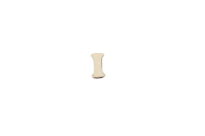 SET 12 LETTERS  I 1.7x1.5x0.4CM  POPLAR WOOD