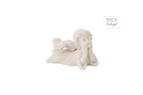 SET 2 ANJOS DEITADO 1702  13CM