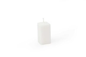 VELA QUAD. 4X4X8CM BRANCA