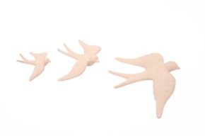 SET 3 ANDORINHAS 18.5CM-14.5CM-9CM ASA C/PENAS