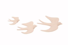 SET 3 ANDORINHAS 18CM-14.3CM-10CM ASA LISA