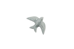 SWALLOW 8.5X6X2.2CM GREY