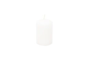 CANDLE D.4X6CM WHITE