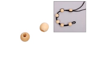 SET 24 PEROLAS MADEIRA 1.3CM