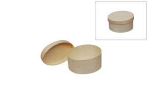 CAIXA BALSA OVAL 7X5X4CM