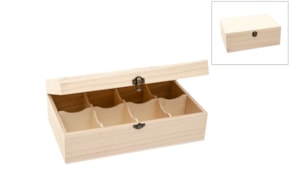 CAIXA CHA 8DIV. 30X17X10CM